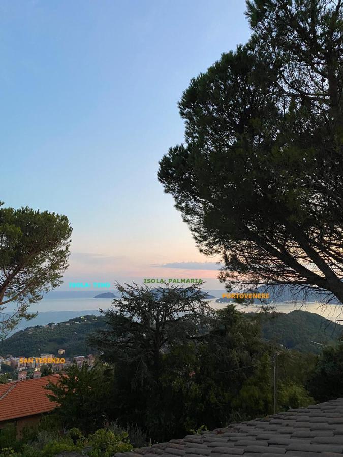Il Mare Nel Bosco Appartamento Con Terrazza Nella Natura, Vista Mare, Lerici E Isole Екстериор снимка